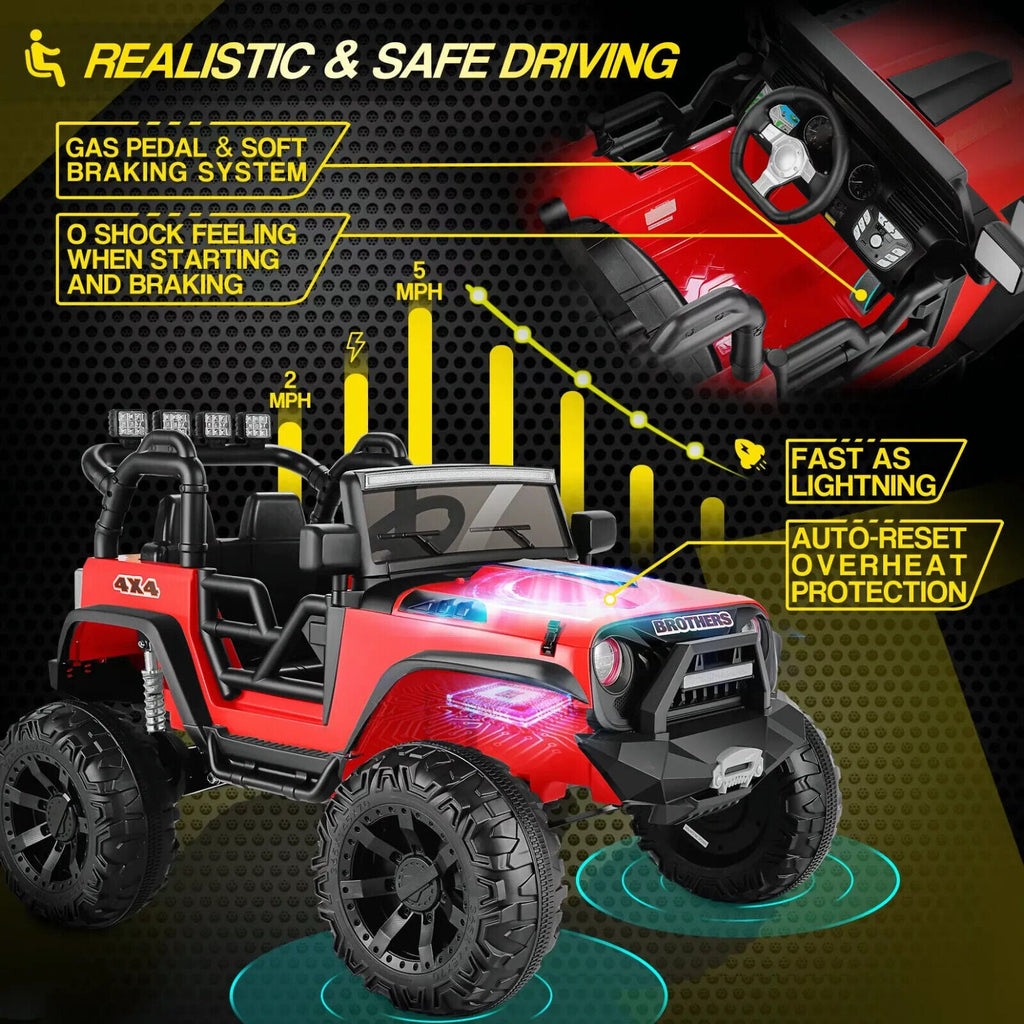 12V Electric Ride-On Car for Kids - Lamborghini & Mercedes Benz G500 in 1