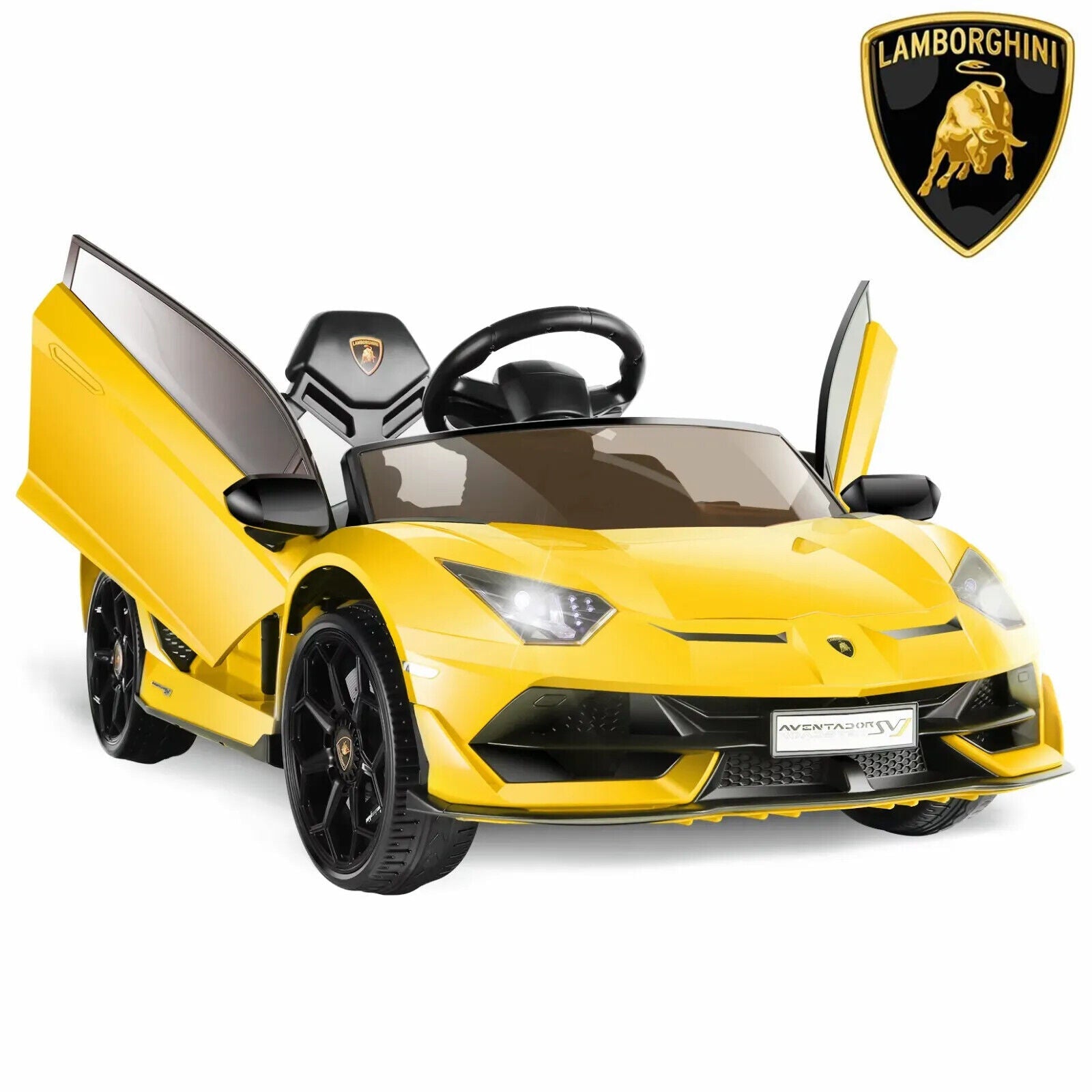 12V Electric Ride-On Car for Kids - Lamborghini & Mercedes Benz G500 Models