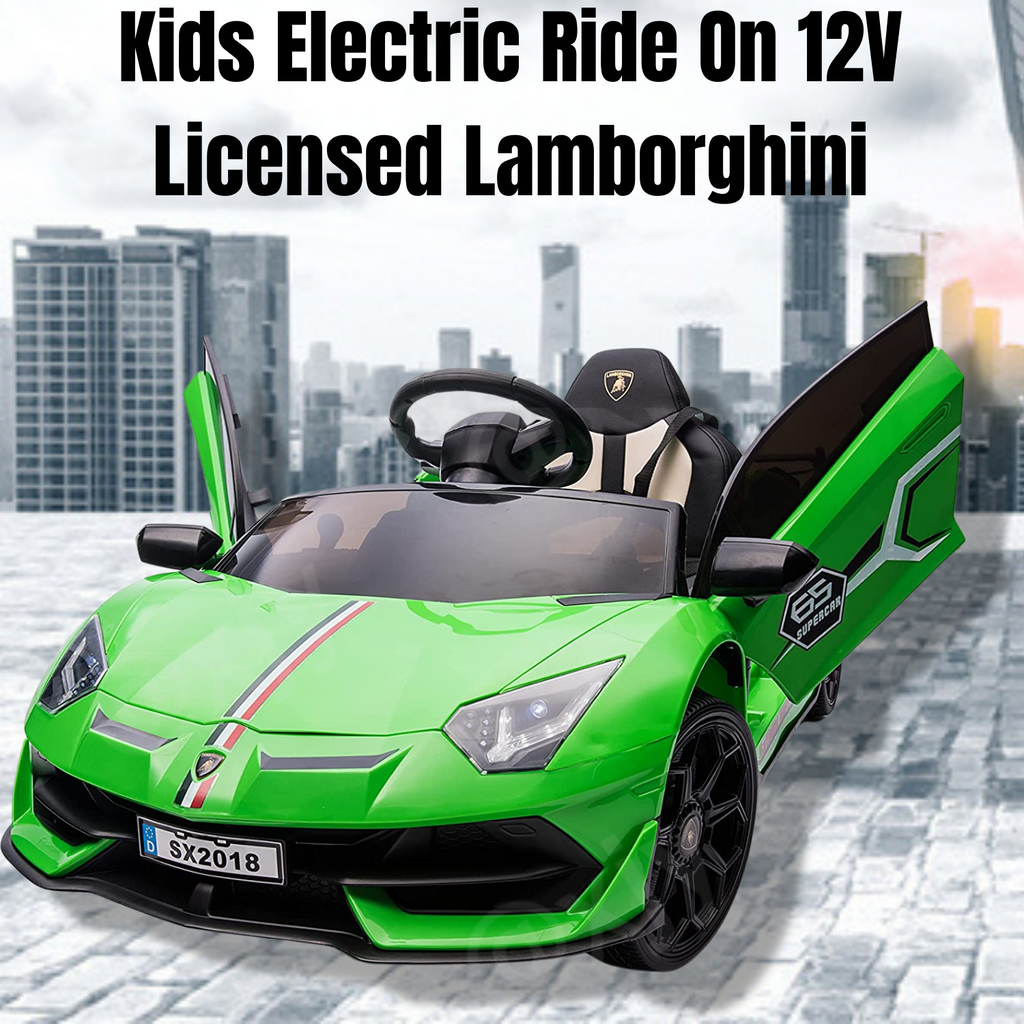 12V Electric Ride-On Car for Kids - Lamborghini & Mercedes Benz G500 Models