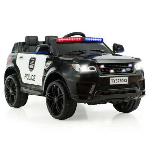 Electric Ride On Car for Kids with 3 Speeds, Lights, Music & Remote Control - 12V