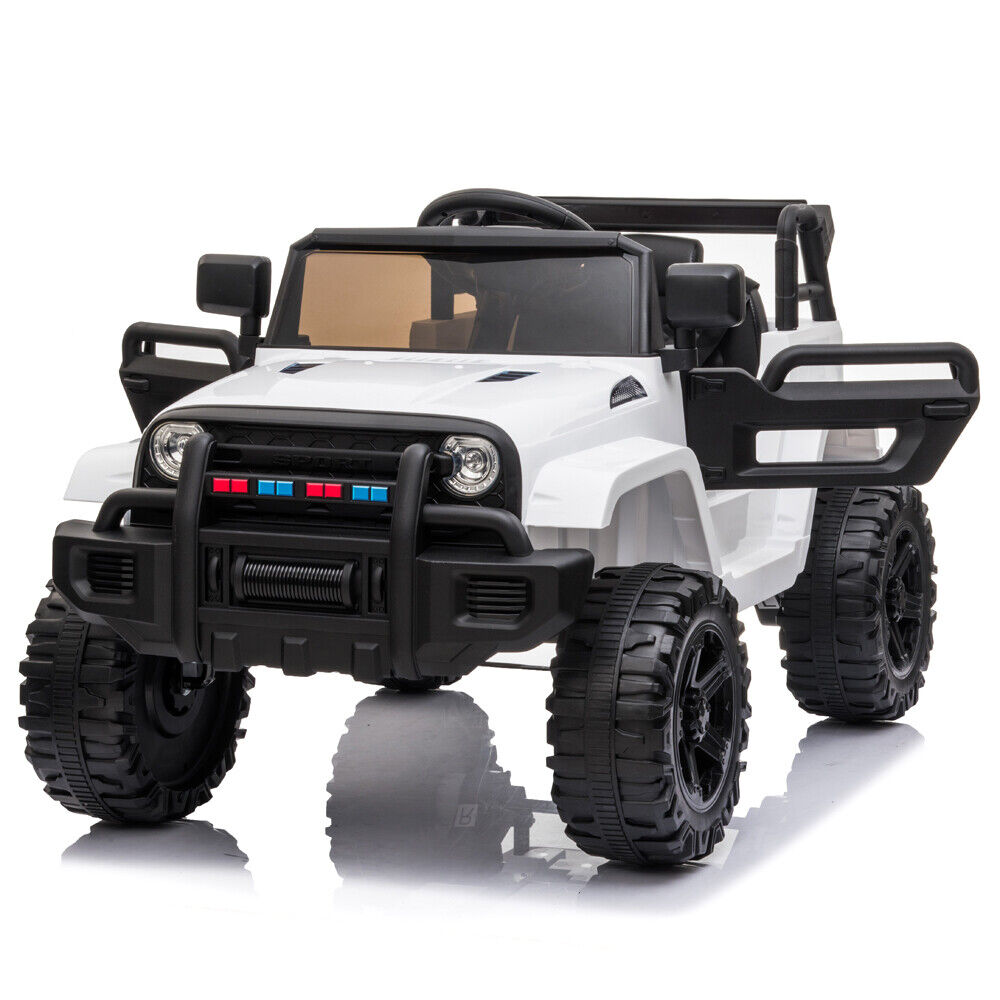 Electric Ride-On Car for Kids with Dual Drive and Remote Control