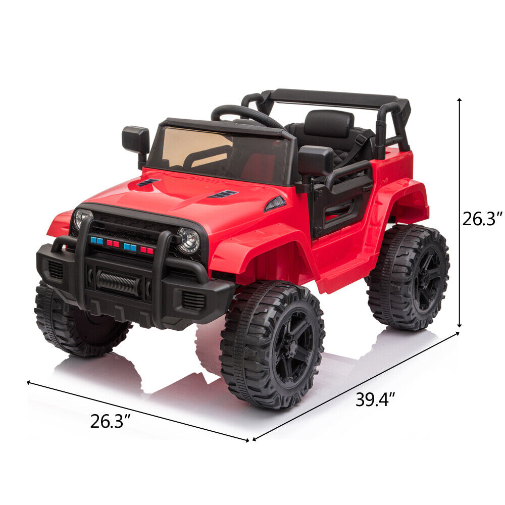 Electric Ride-On Car for Kids with Dual Drive and Remote Control
