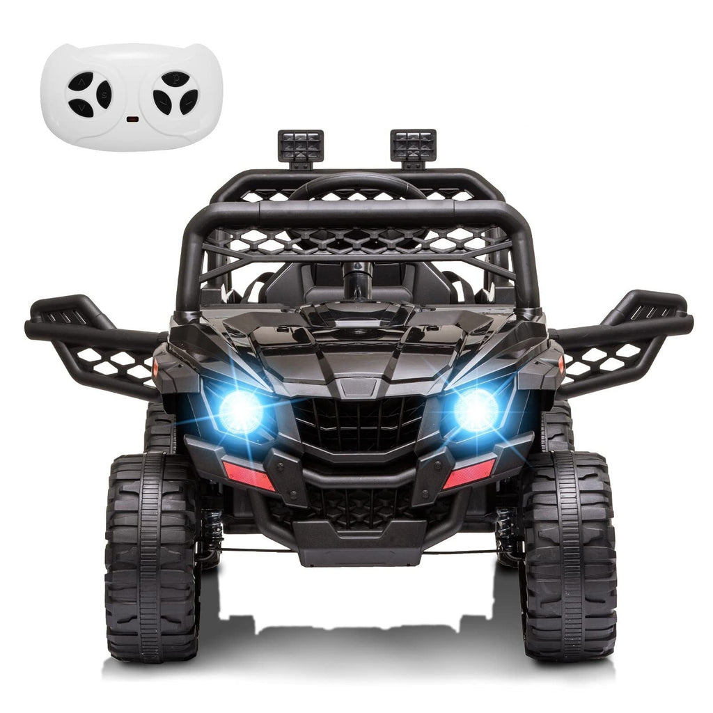 Electric Ride-On Car for Kids with LED Lights, Music, and Remote Control - Perfect Gift for Little Drivers!