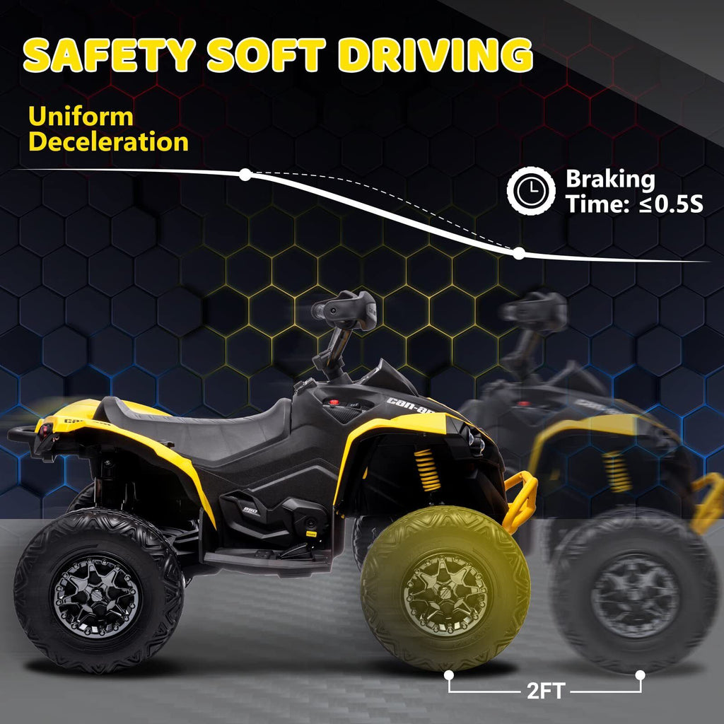 Electric Ride-On Car for Kids with LED Lights, Music, and Wide Seat - Perfect Gift for Playtime Fun!
