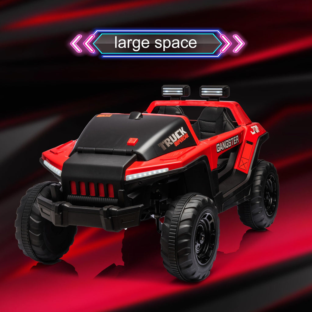 Electric Ride-On Car for Kids with Remote Control, Adjustable Seat Belt, MP3 Player, and 4-Wheel Drive