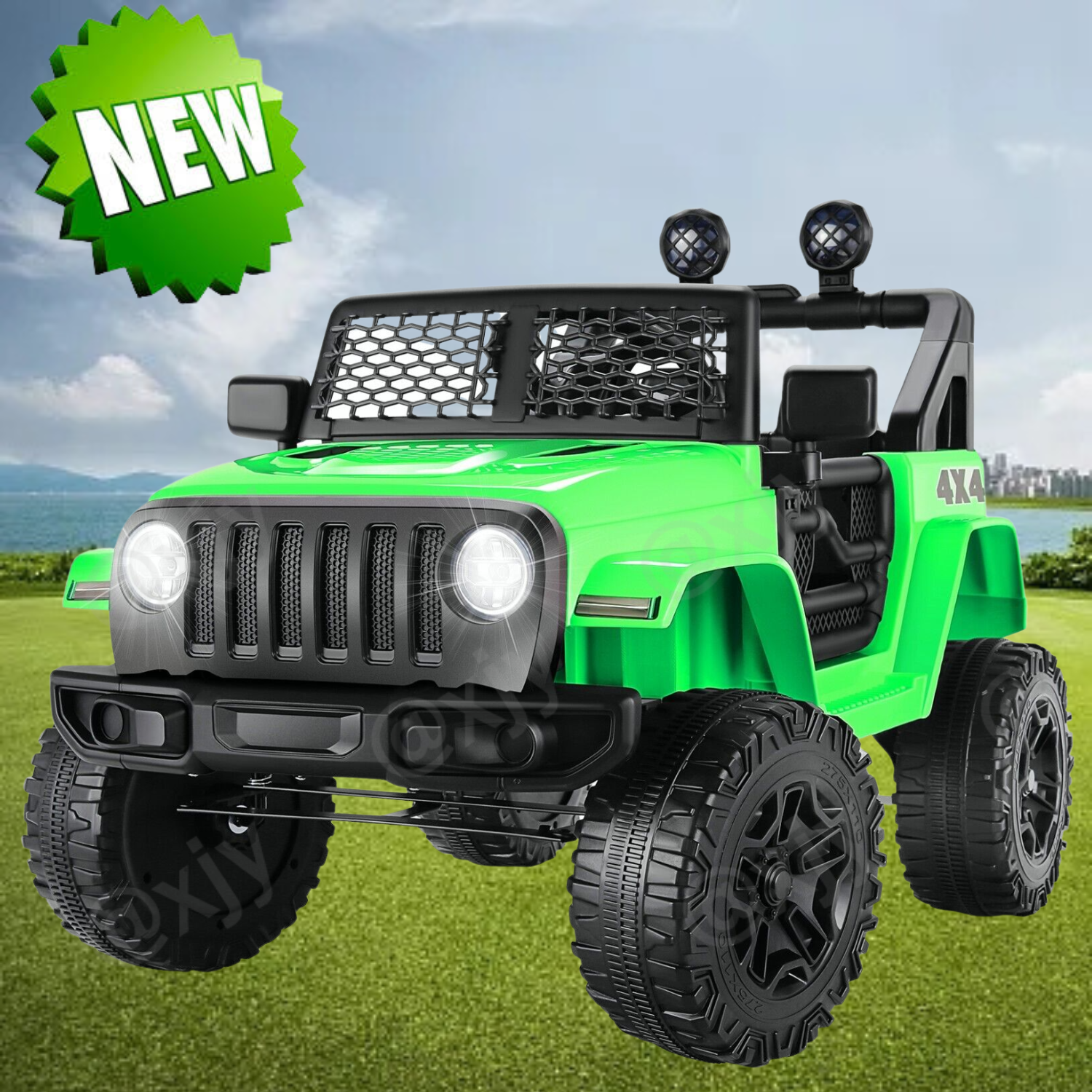 Electric Ride-On Car for Kids with Remote Control and MP3 Player