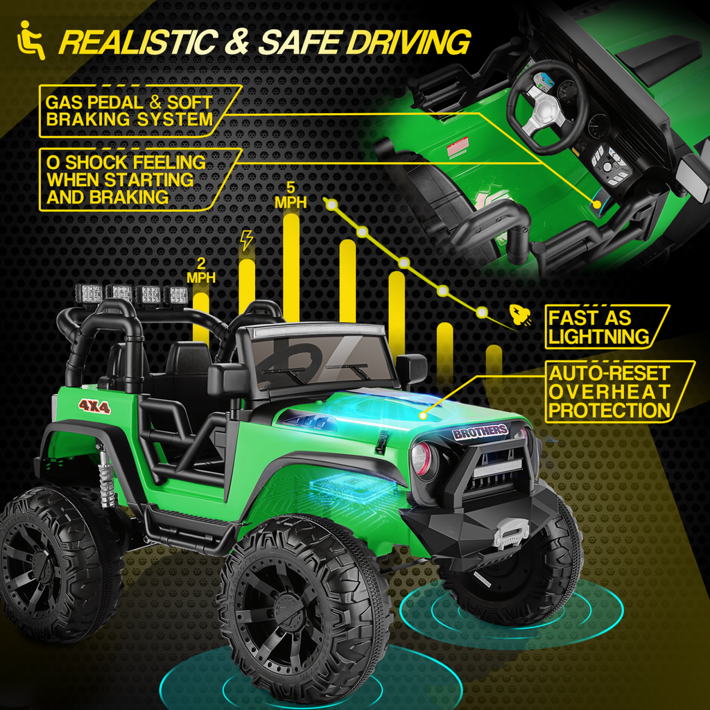Electric Ride-On Car for Kids with Parental Remote Control and MP3 Player - Perfect Gift!