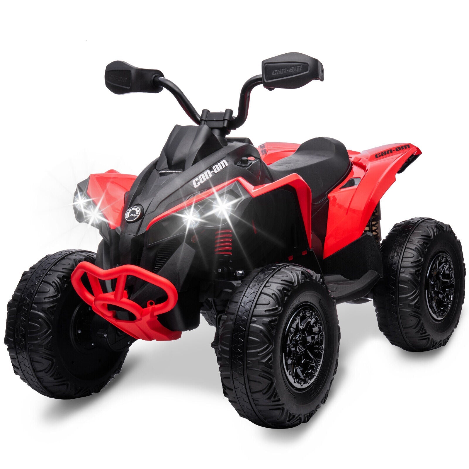 Electric Ride-On Car for Kids with Remote Control, LED Lights, and Music