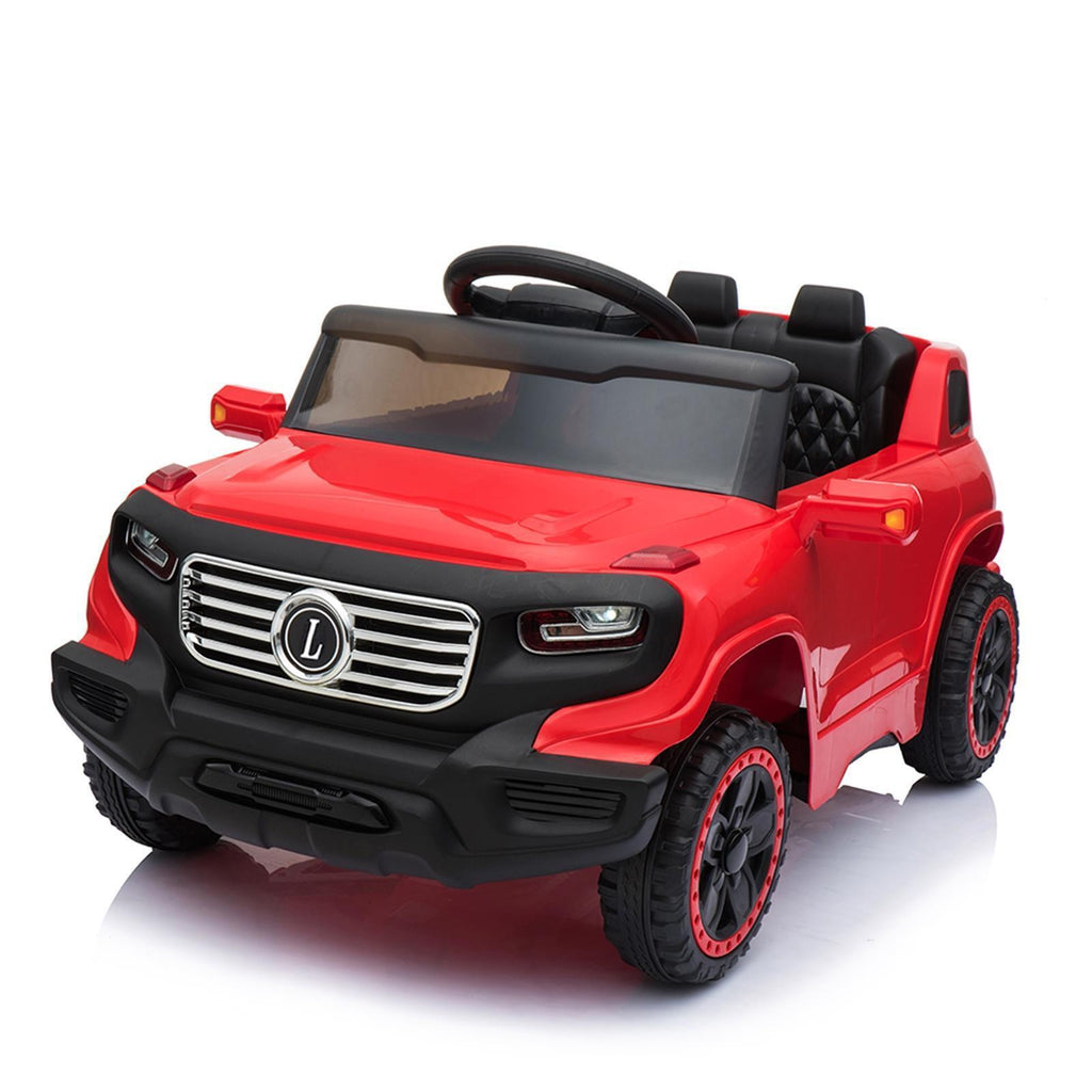 Electric Ride-On Car for Kids with Seat Belt, Music, Lights, and Remote Control