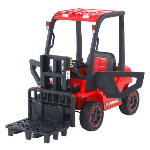 Electric Ride-On Car Toy with 3 Speeds and Lifting Rod for Children
