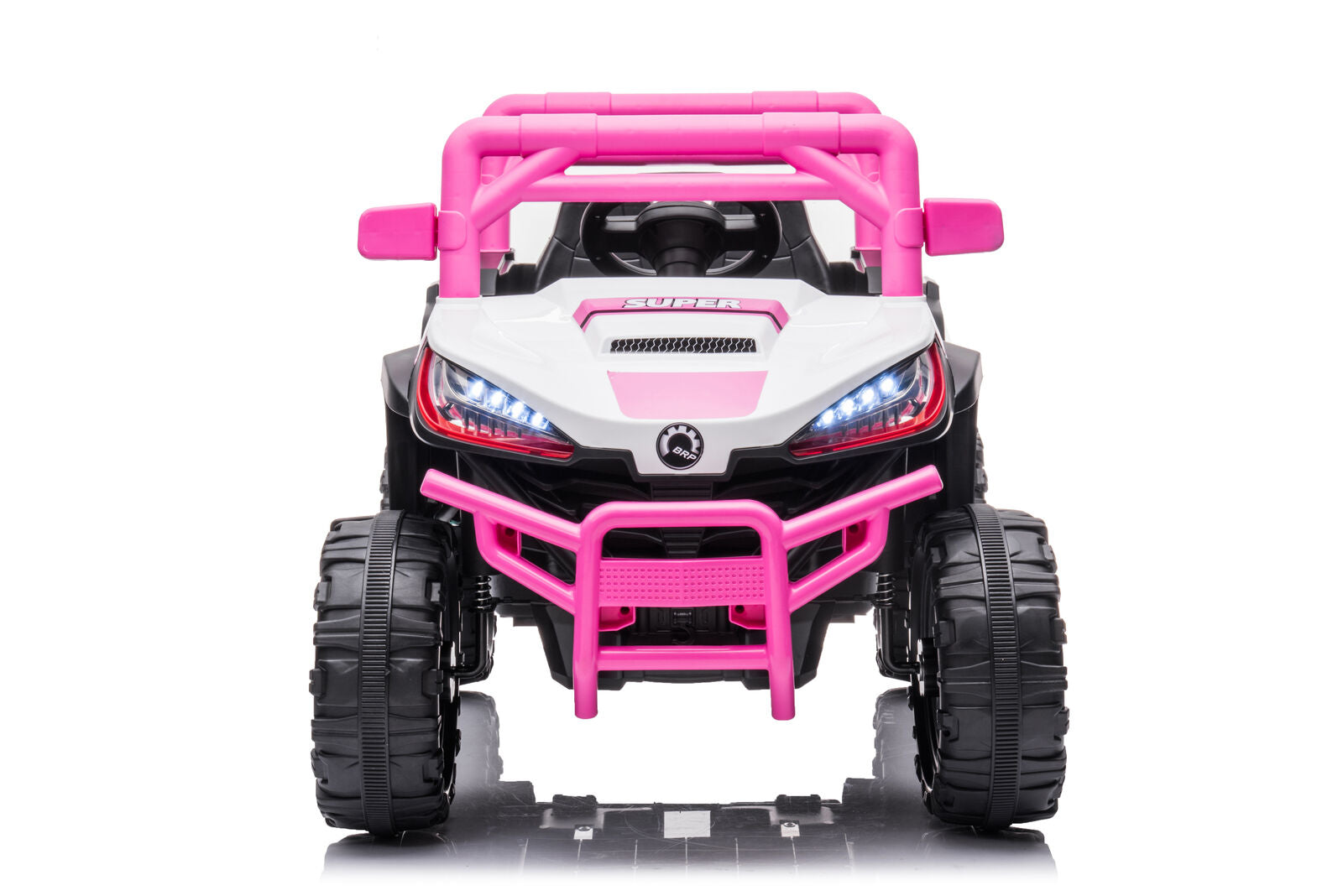 Electric Ride-On Car Truck for Kids with Remote Control, Music, and LED Lights - 12V One-Button Start