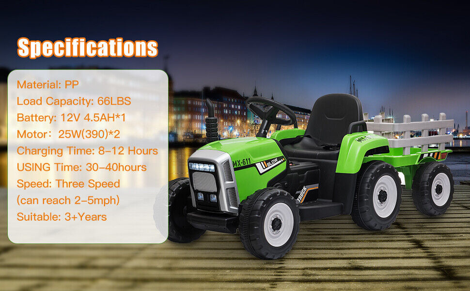 Electric Ride-On Jeep Truck Excavator ATV for Kids with Remote Control - Perfect Gift for Young Adventurers