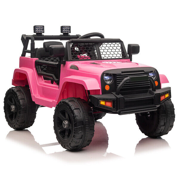 Electric Ride-On Toy Truck for Kids with Remote Control and 3 Speed Options
