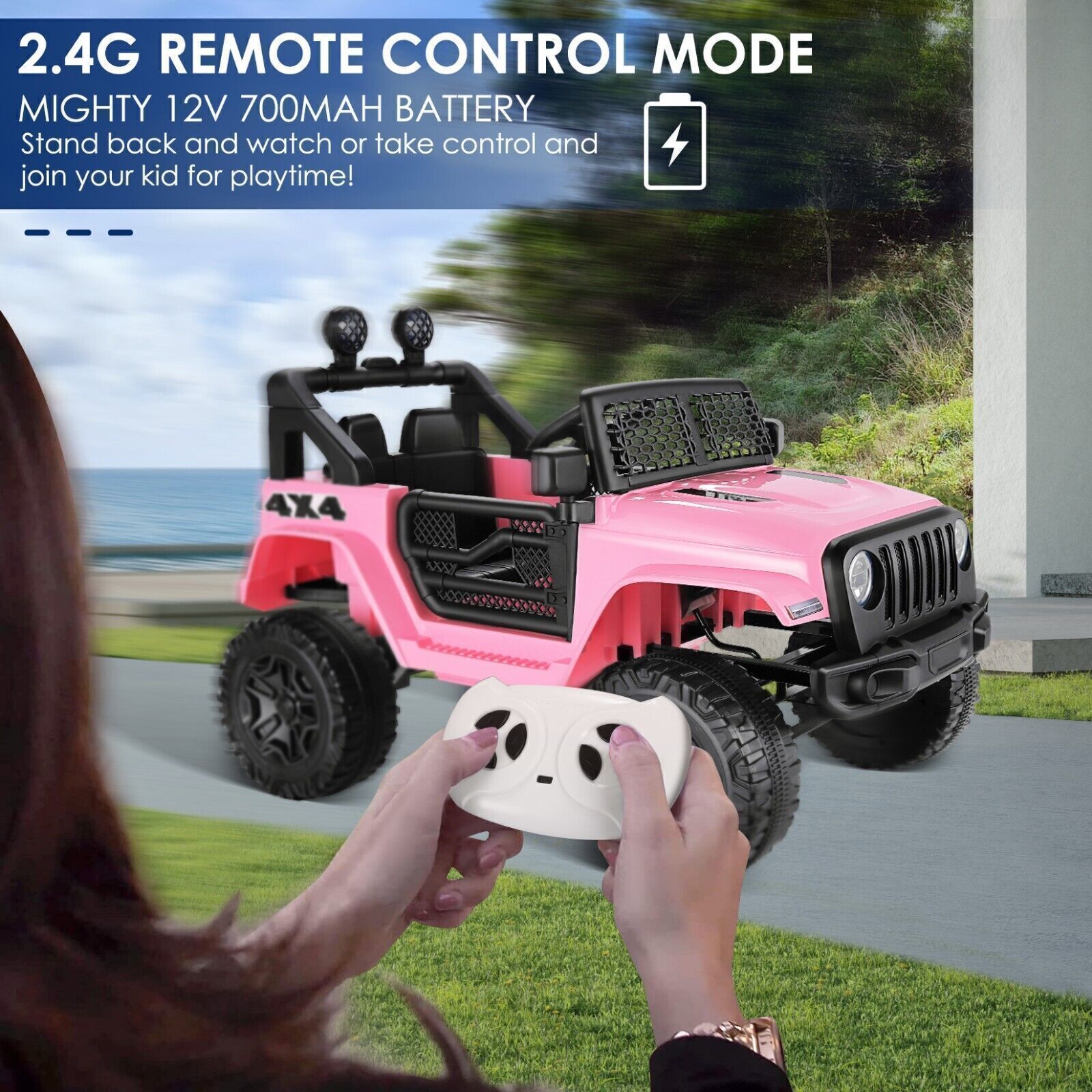 Electric Ride-On Car for Kids with Remote Control - Perfect Gift for Children