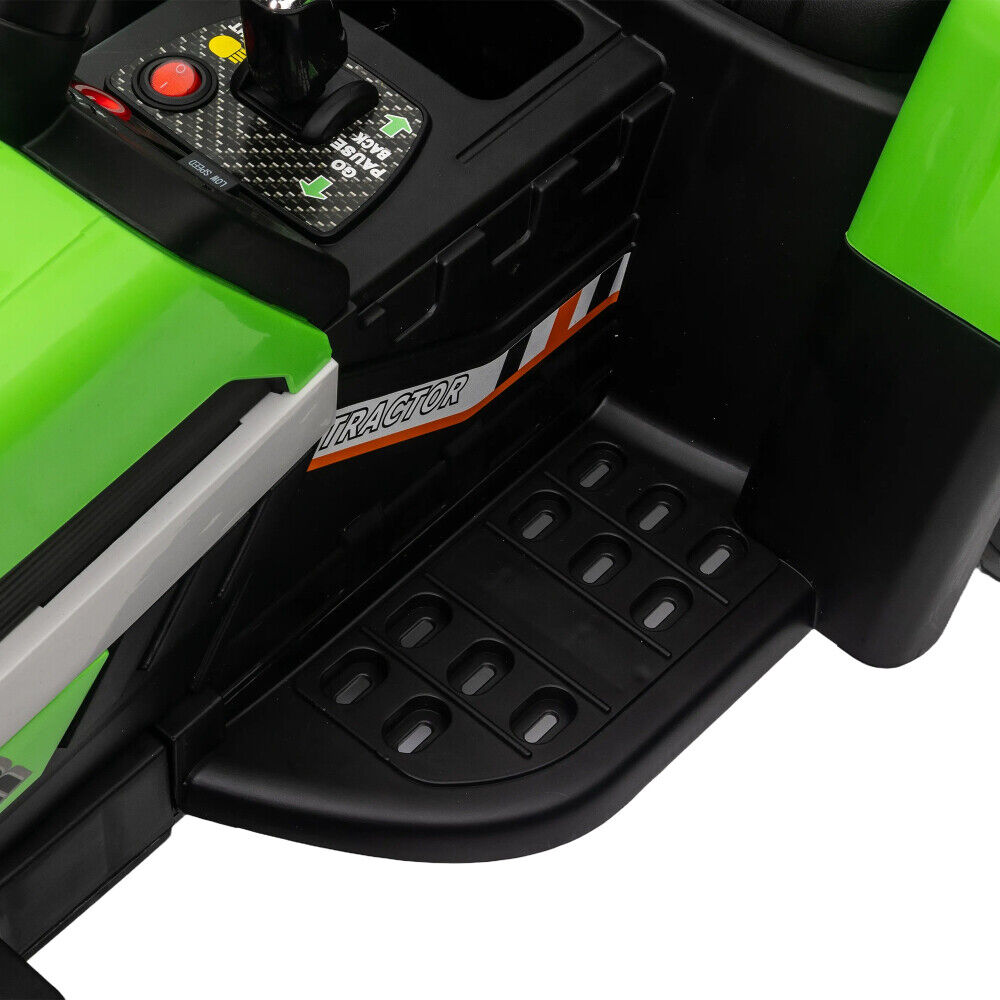 Electric Ride-On Tractor with Remote Control for Kids - 12V Battery Powered Toy Car