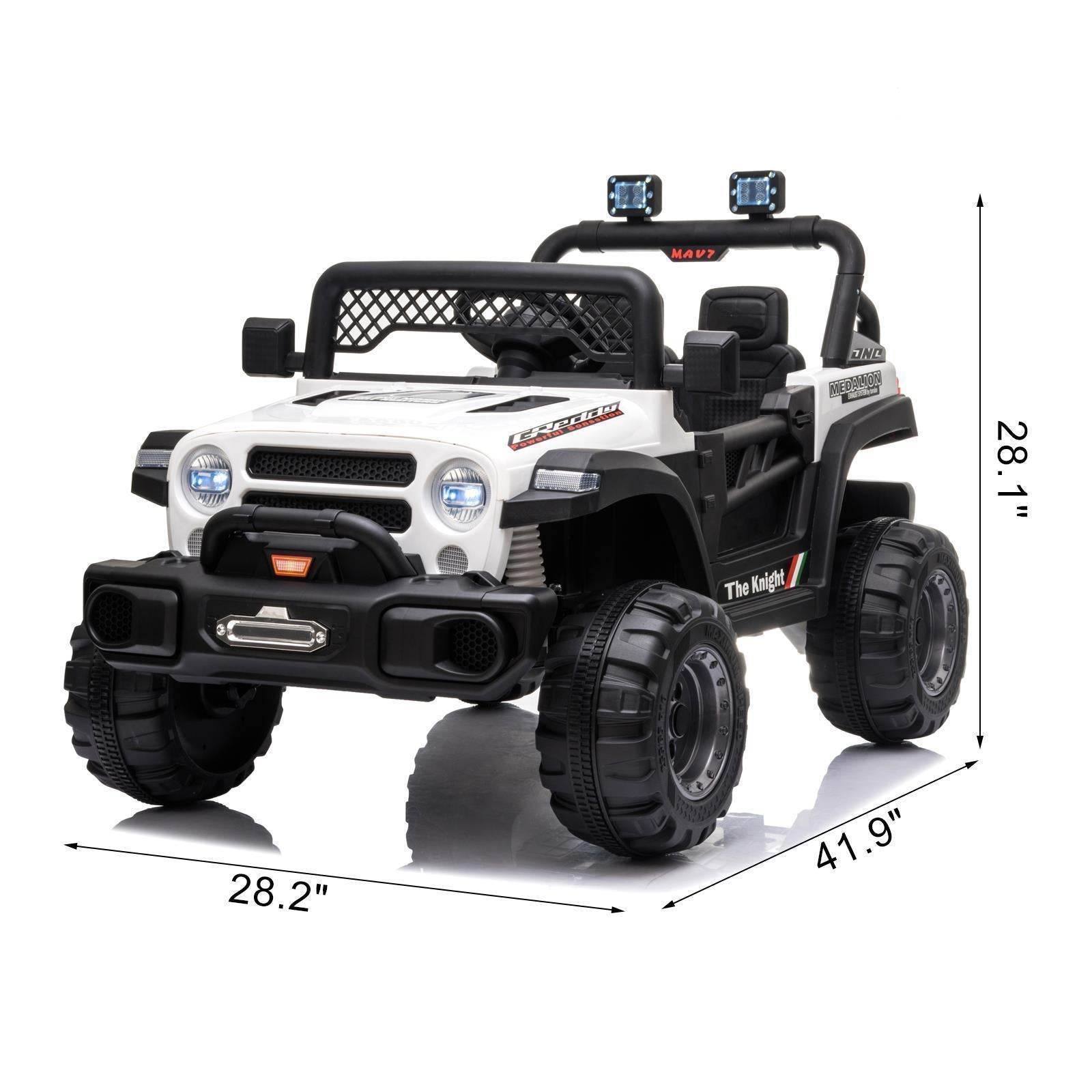 Electric Ride-On Truck for Kids with 3 Speeds and LED Lights - Perfect Gift for Young Drivers!