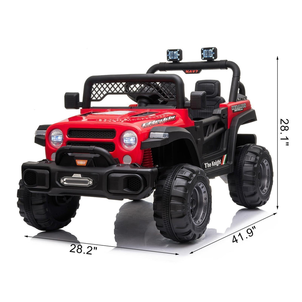 Electric Ride-On Truck for Kids with 3 Speeds and LED Lights - Perfect Gift for Young Drivers!
