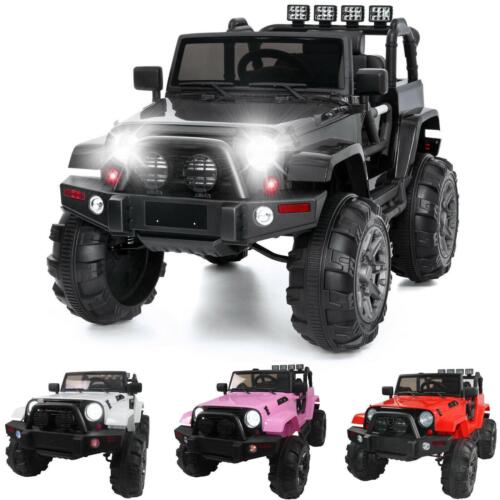 Electric Ride-On Truck for Kids with Remote Control and 3 Speed Options