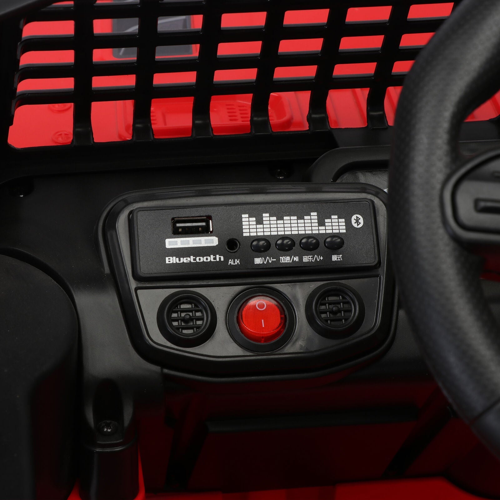 Electric Ride-On Truck for Kids with Remote Control, LED Lights, USB and MP3 Capabilities