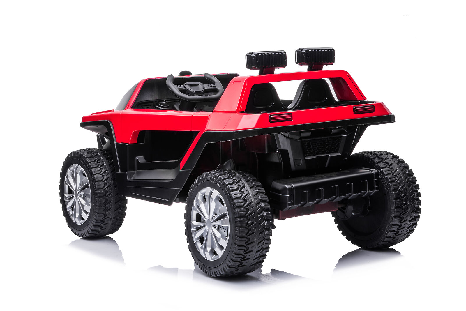 Electric Ride-On Truck for Kids with Remote Control, Music, LED Lights, and USB MP3