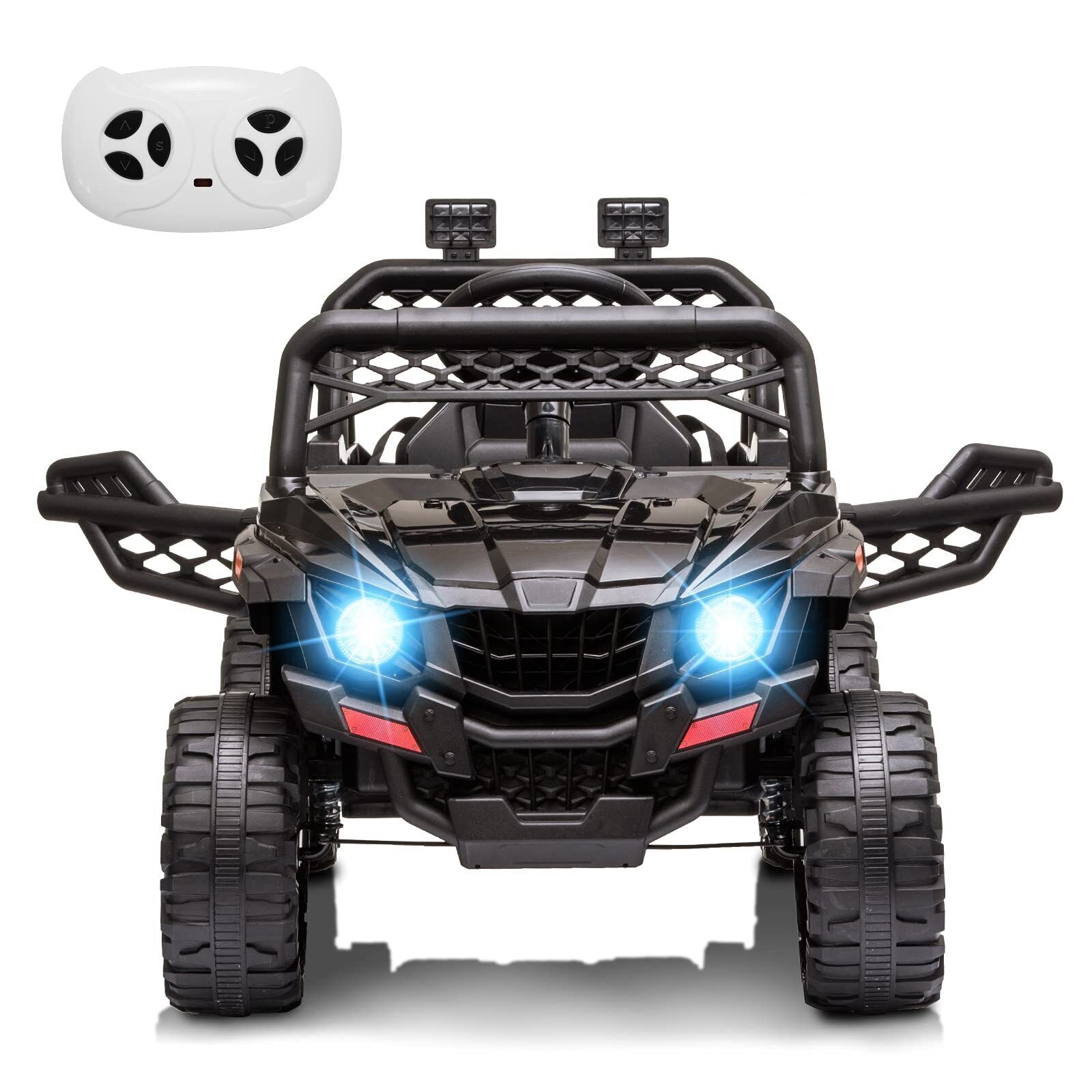 Electric Ride-On Truck for Kids with Seat Belt and Remote Control - 12V US Model