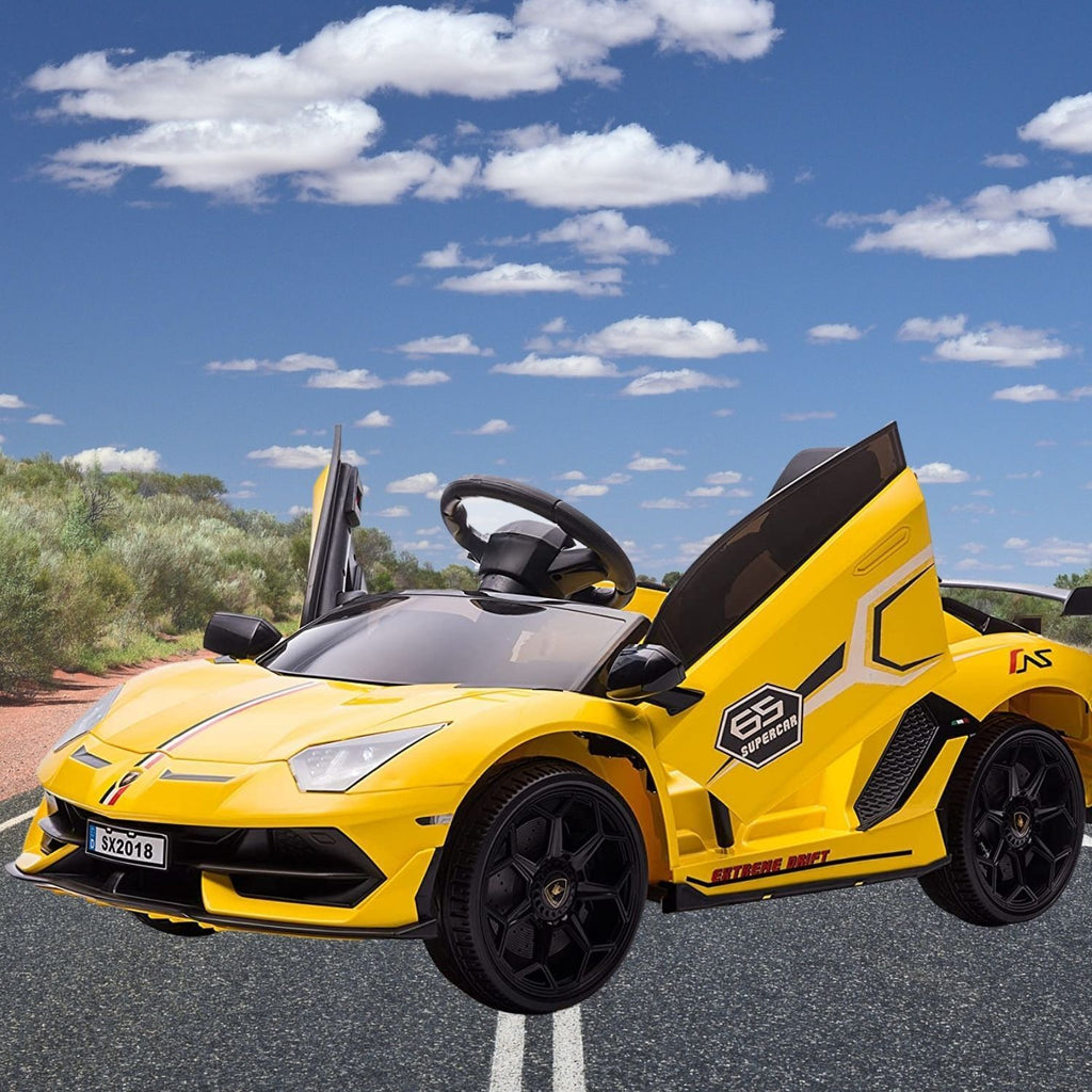 Licensed Lamborghini Electric Ride-On Car for Kids - Perfect Xmas or Bday Gift for Boys and Girls!