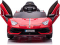 Electric Sports Car for Kids with Remote Control and LED Lights - 12V Battery Powered Ride-On