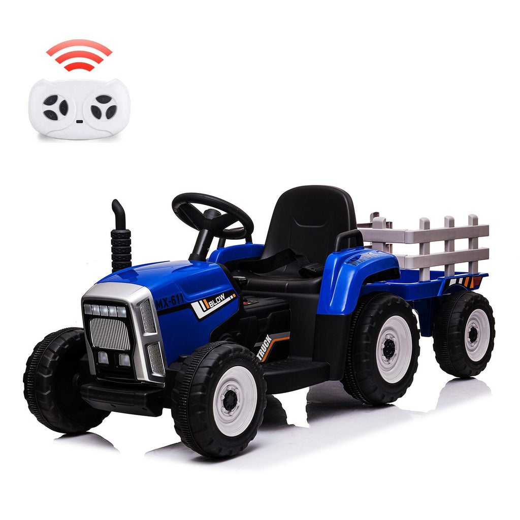 Electric Tractor Remote Control with Headlights for Kids Ages 3-6