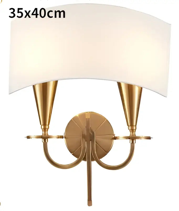 Elegant copper chandelier lights with fabric shades for living room