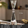 Elegant crystal and gold candle holder set dining room decor