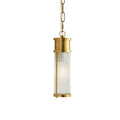 Elegant gold crystal led wall lights living room glass rod sconce