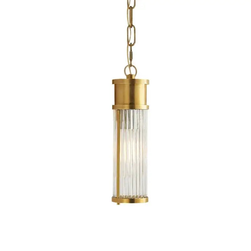 Elegant gold crystal led wall lights living room glass rod sconce