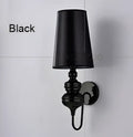 Elegant metallic decorbites guards wall lamps set for bedroom