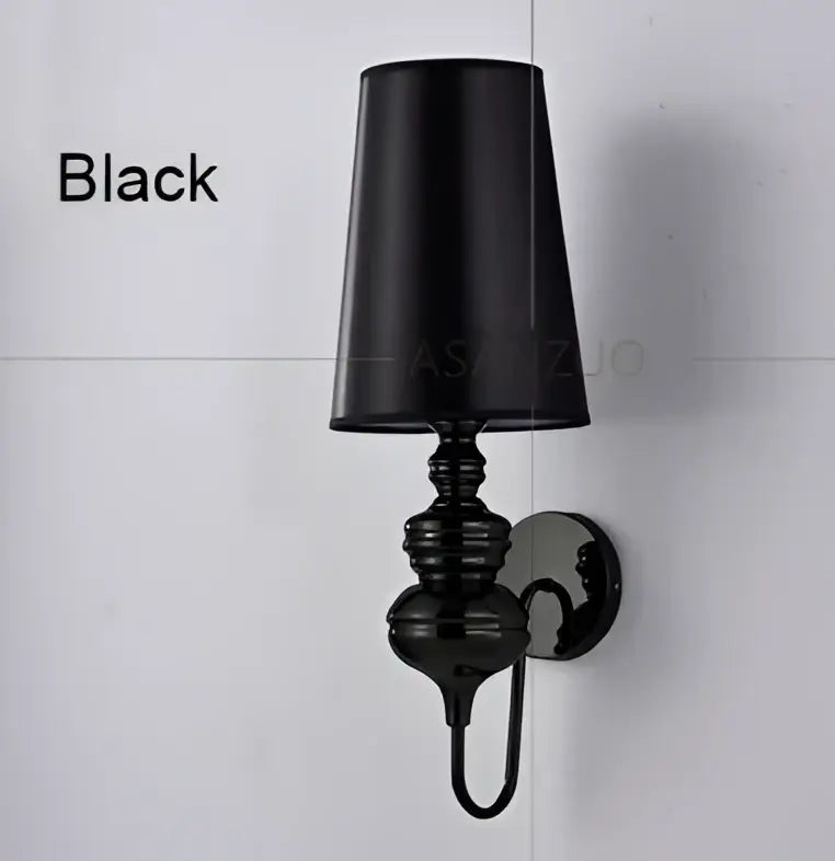 Elegant metallic decorbites guards wall lamps set for bedroom