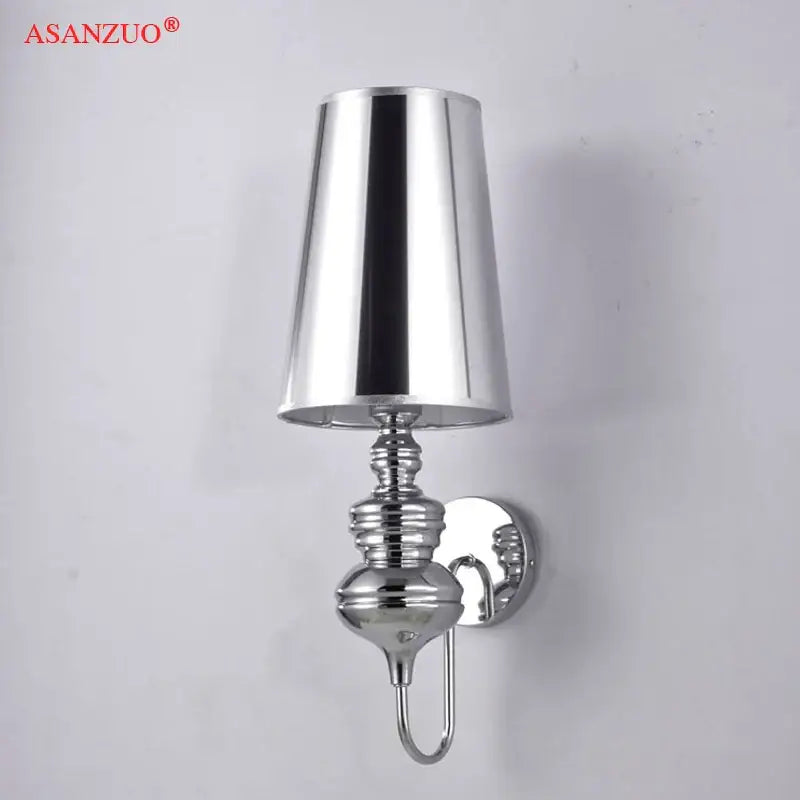 Elegant metallic decorbites guards wall lamps set for bedroom