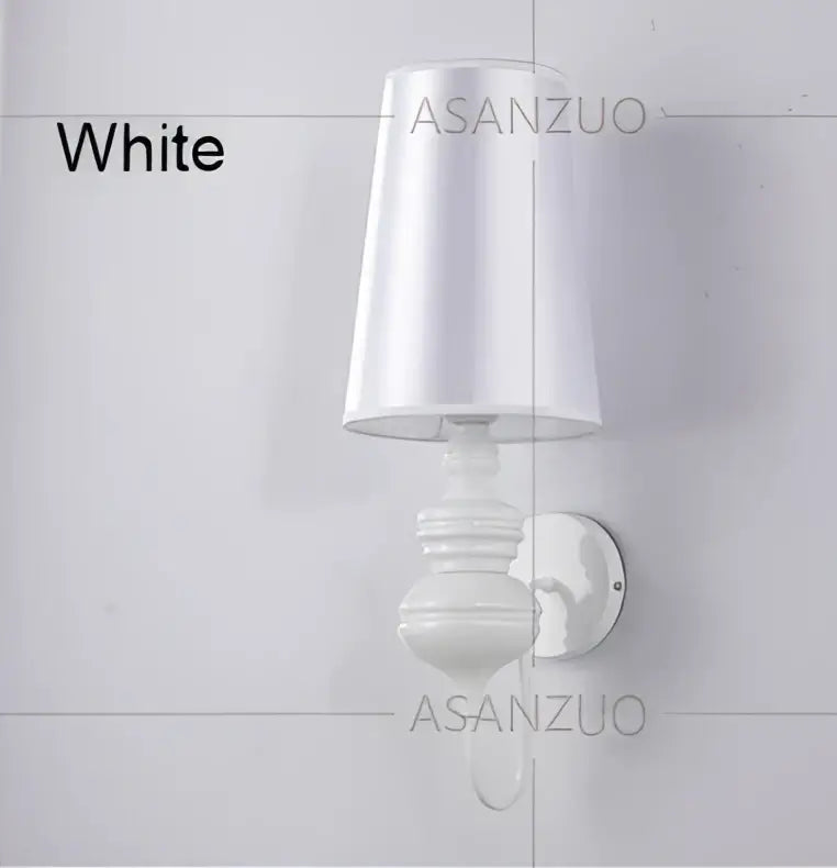 Elegant metallic decorbites guards wall lamps set for bedroom