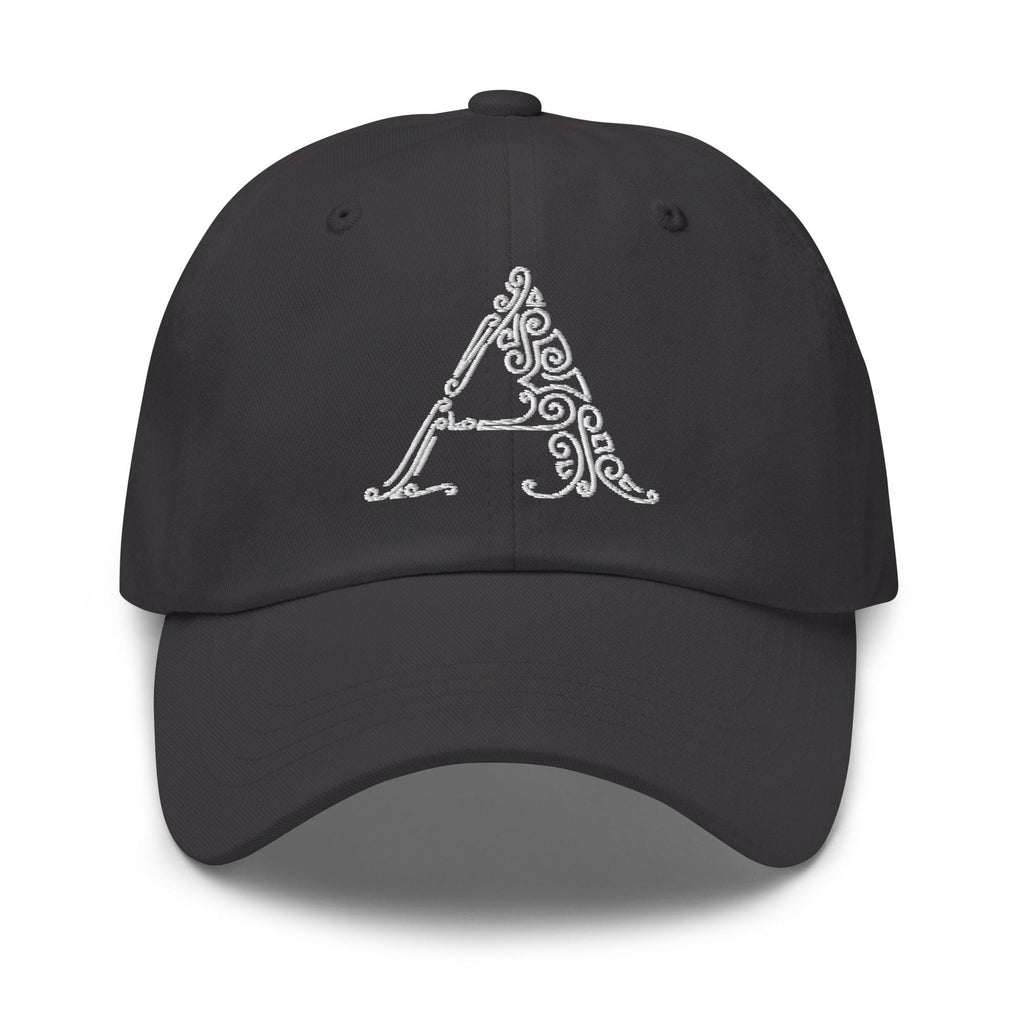 Embroidered Adjustable Baseball Cap - a Monogram