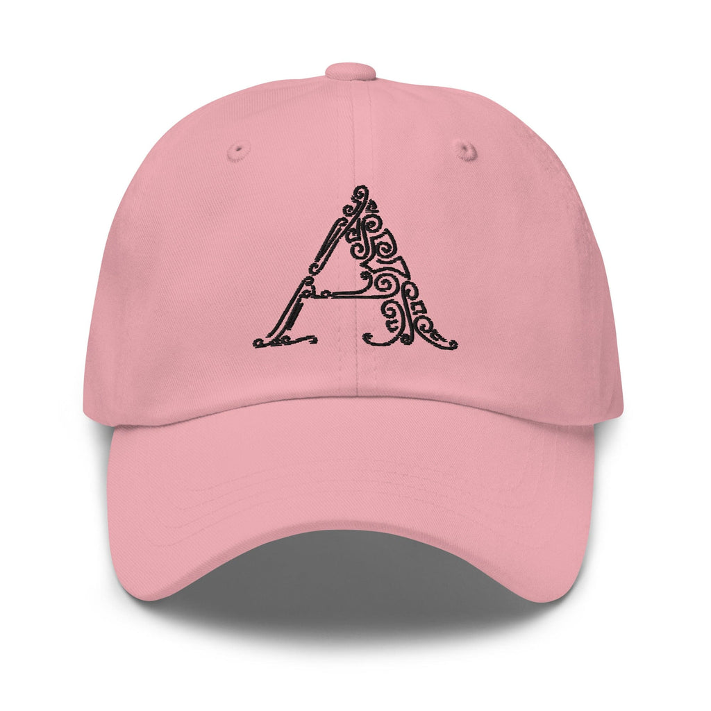 Embroidered Adjustable Baseball Cap - a Monogram