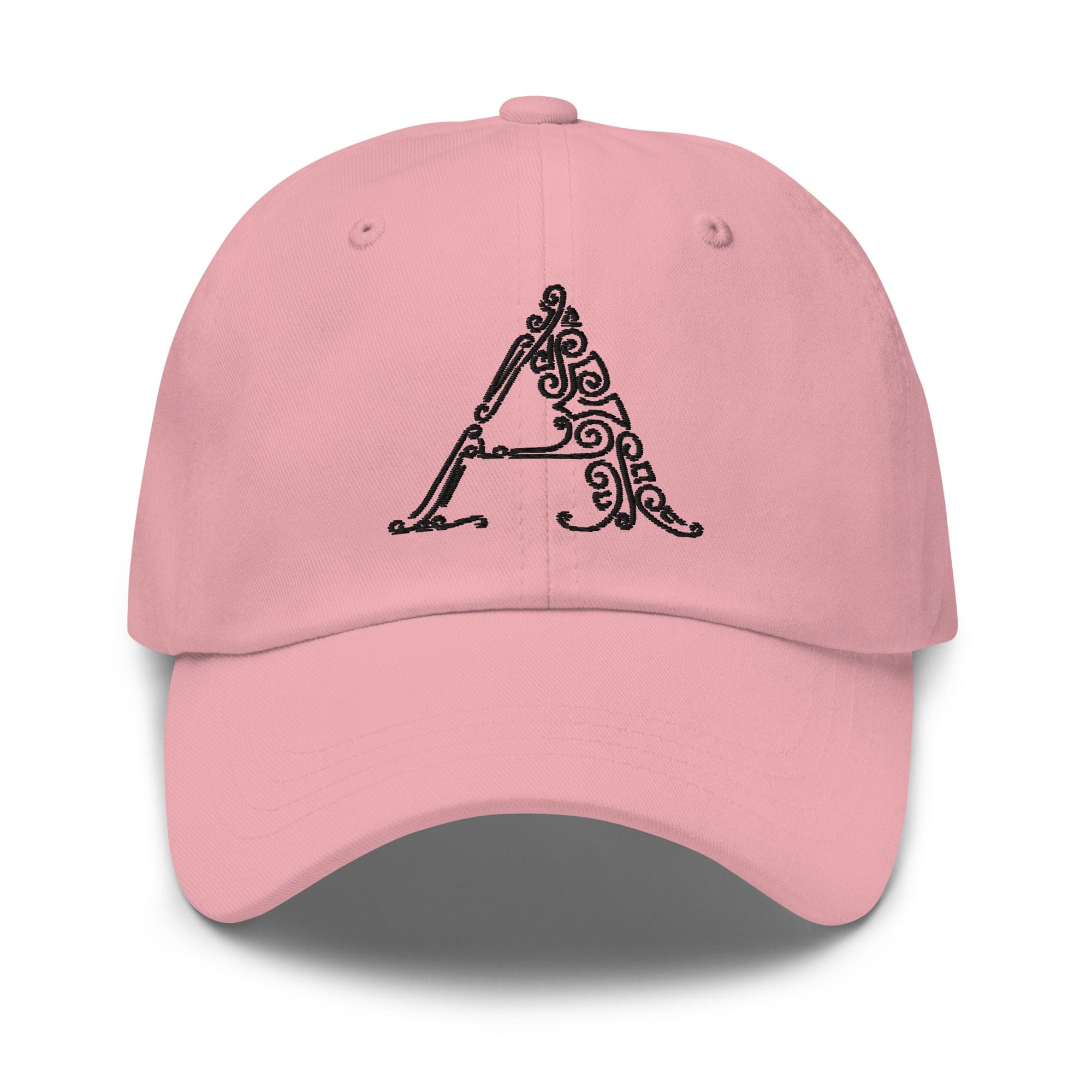 Embroidered Adjustable Baseball Cap - a Monogram