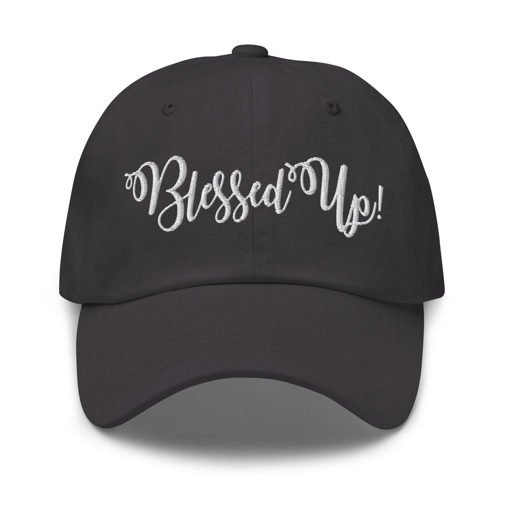 Embroidered Adjustable Baseball Cap - Blessed Up - F/b