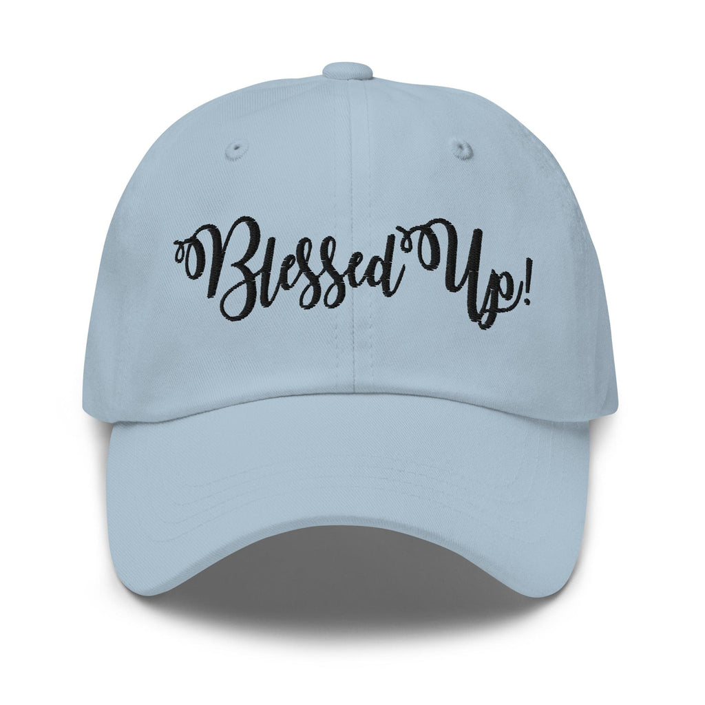 Embroidered Adjustable Baseball Cap - Blessed Up - F/b