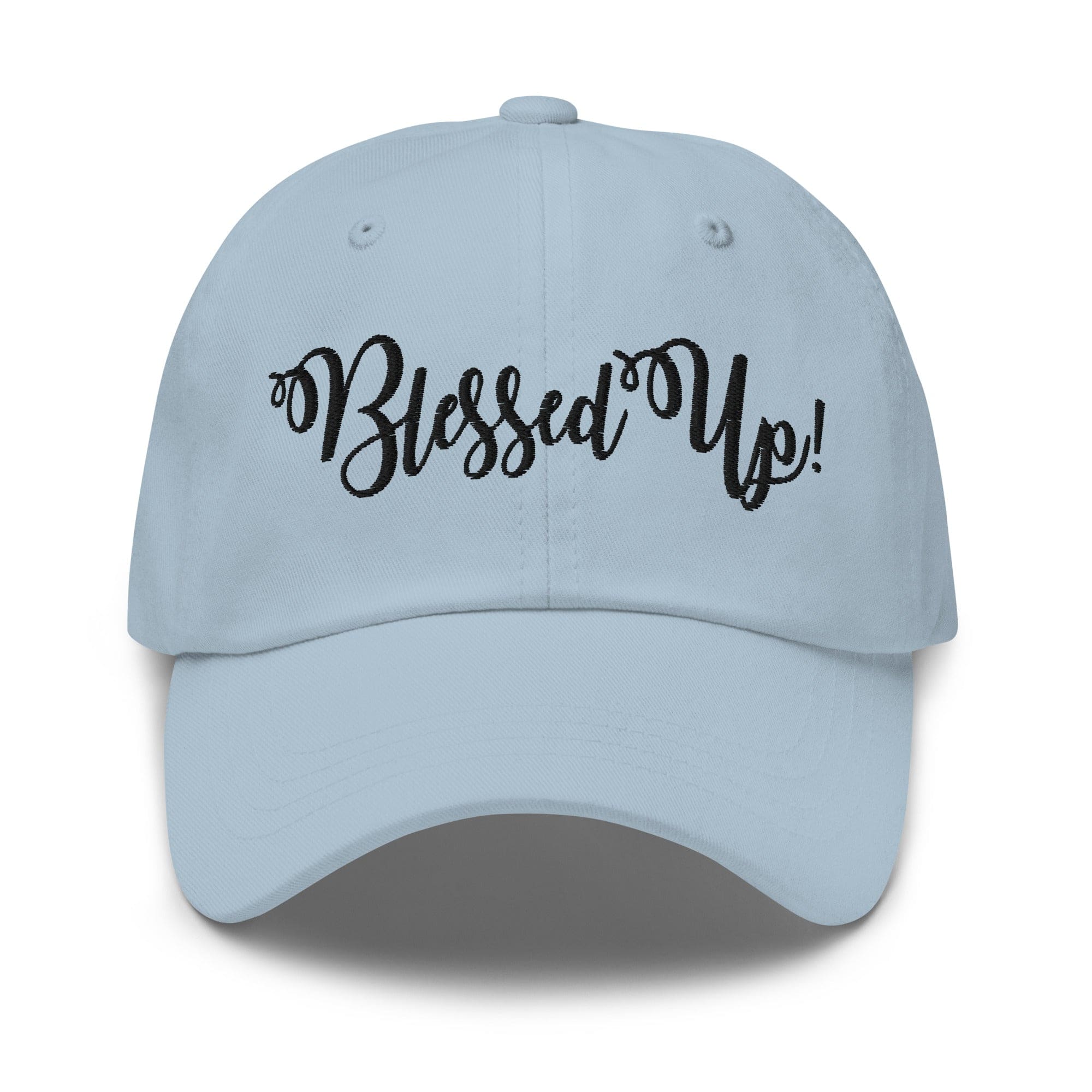 Embroidered Adjustable Baseball Cap - Blessed Up - F/b