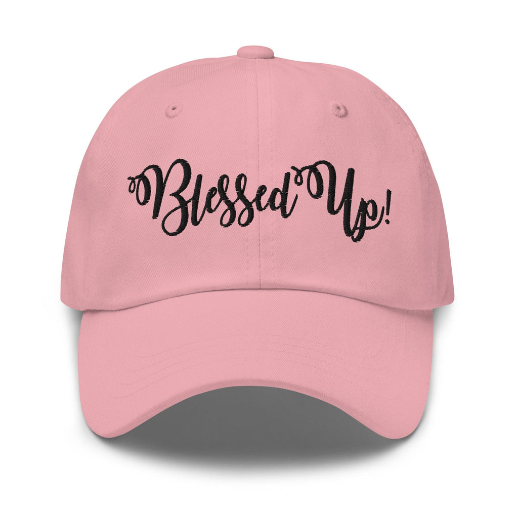 Embroidered Adjustable Baseball Cap - Blessed Up - F/b