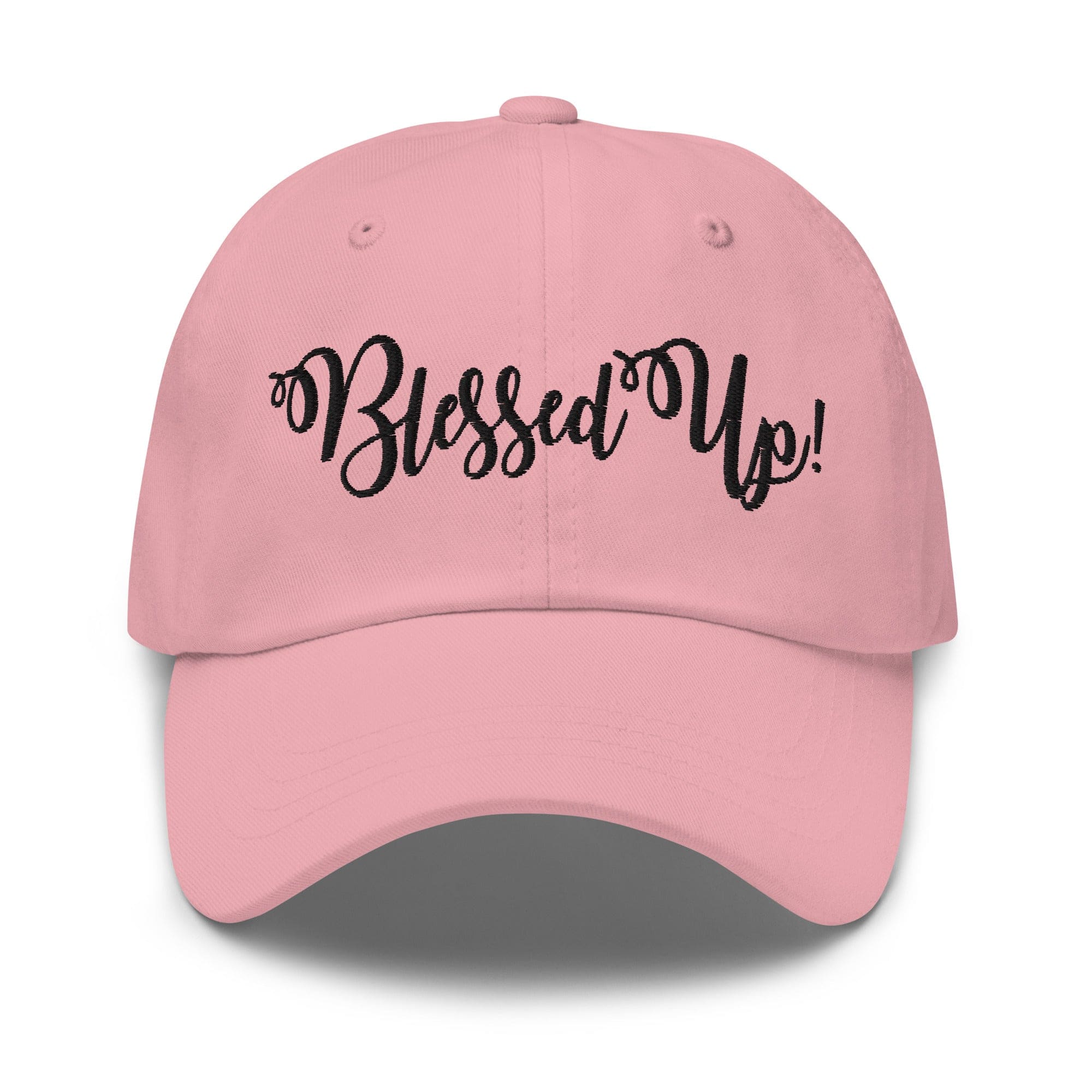 Embroidered Adjustable Baseball Cap - Blessed Up - F/b