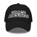 Embroidered Adjustable Baseball Cap - Grace Abounds - F/b