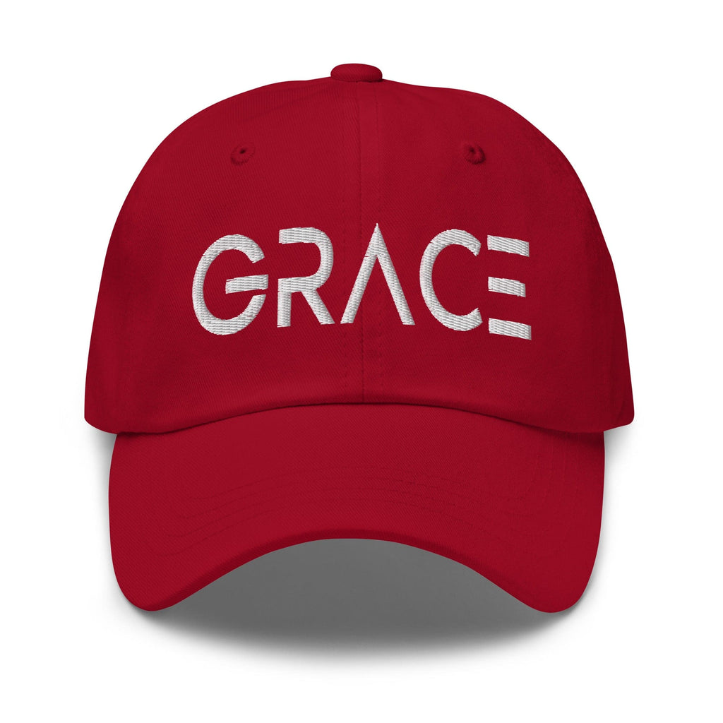 Embroidered Adjustable Baseball Cap - Grace - F/b