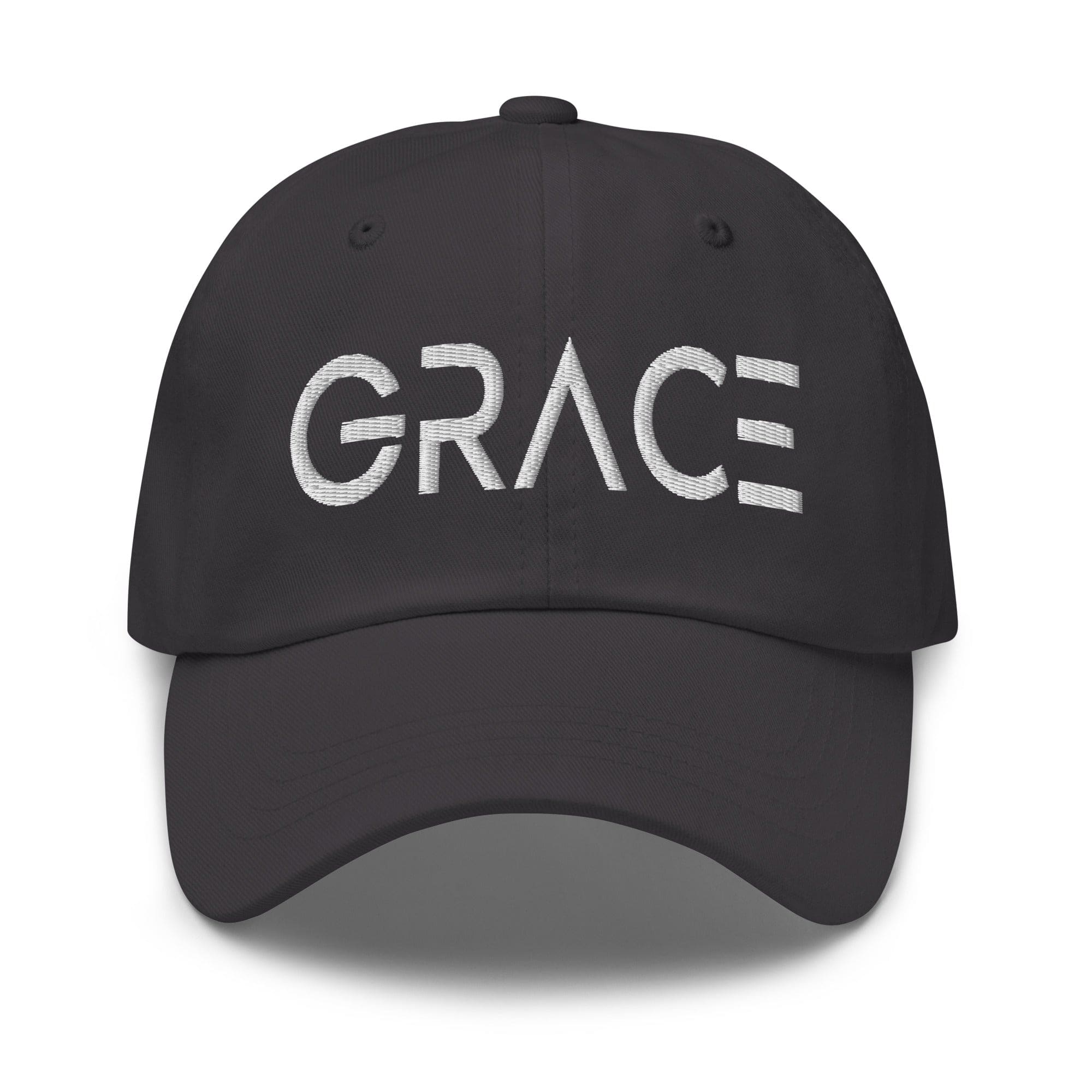 Embroidered Adjustable Baseball Cap - Grace - F/b