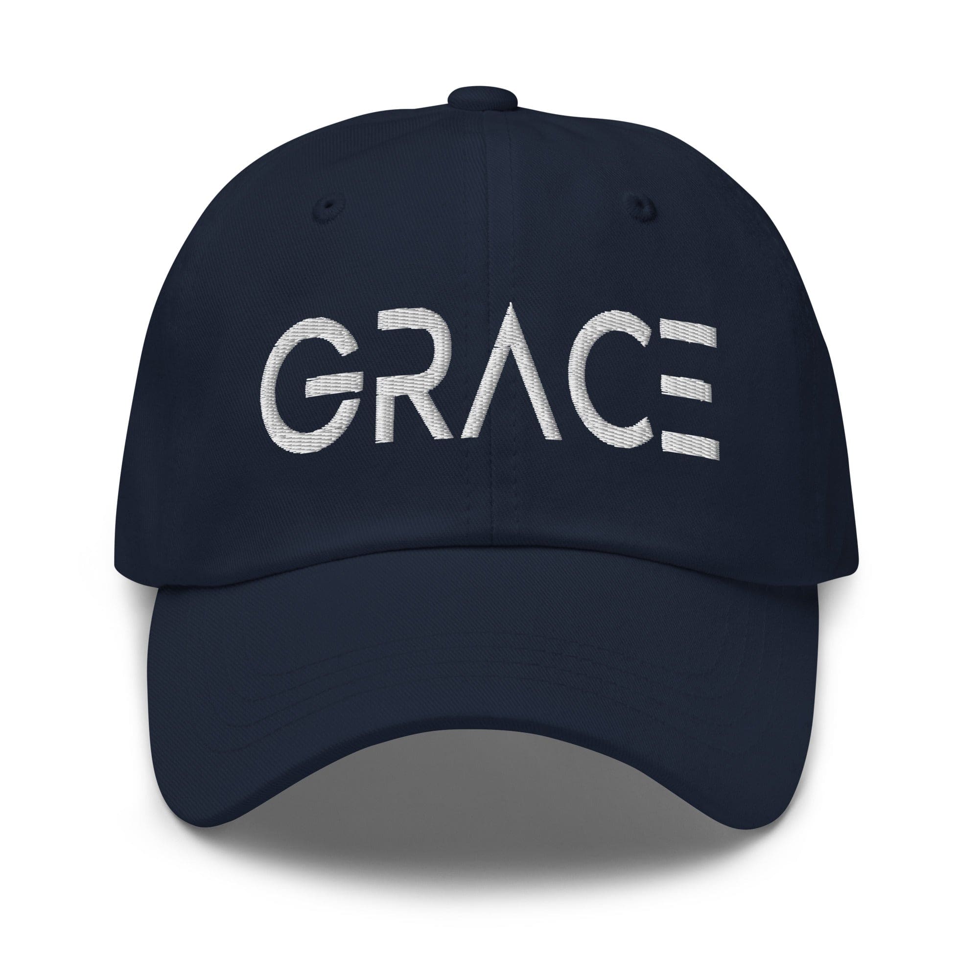 Embroidered Adjustable Baseball Cap - Grace - F/b