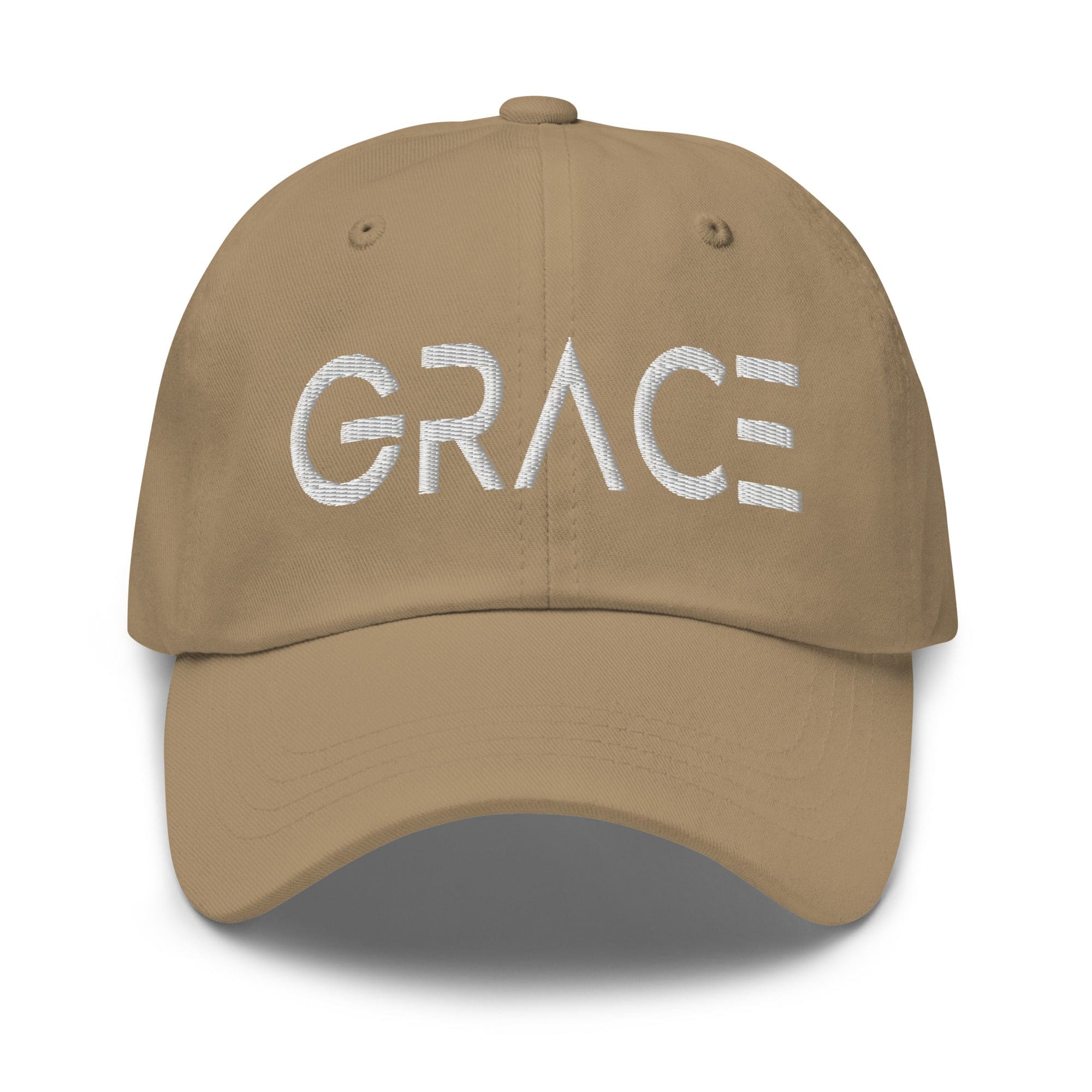 Embroidered Adjustable Baseball Cap - Grace - F/b