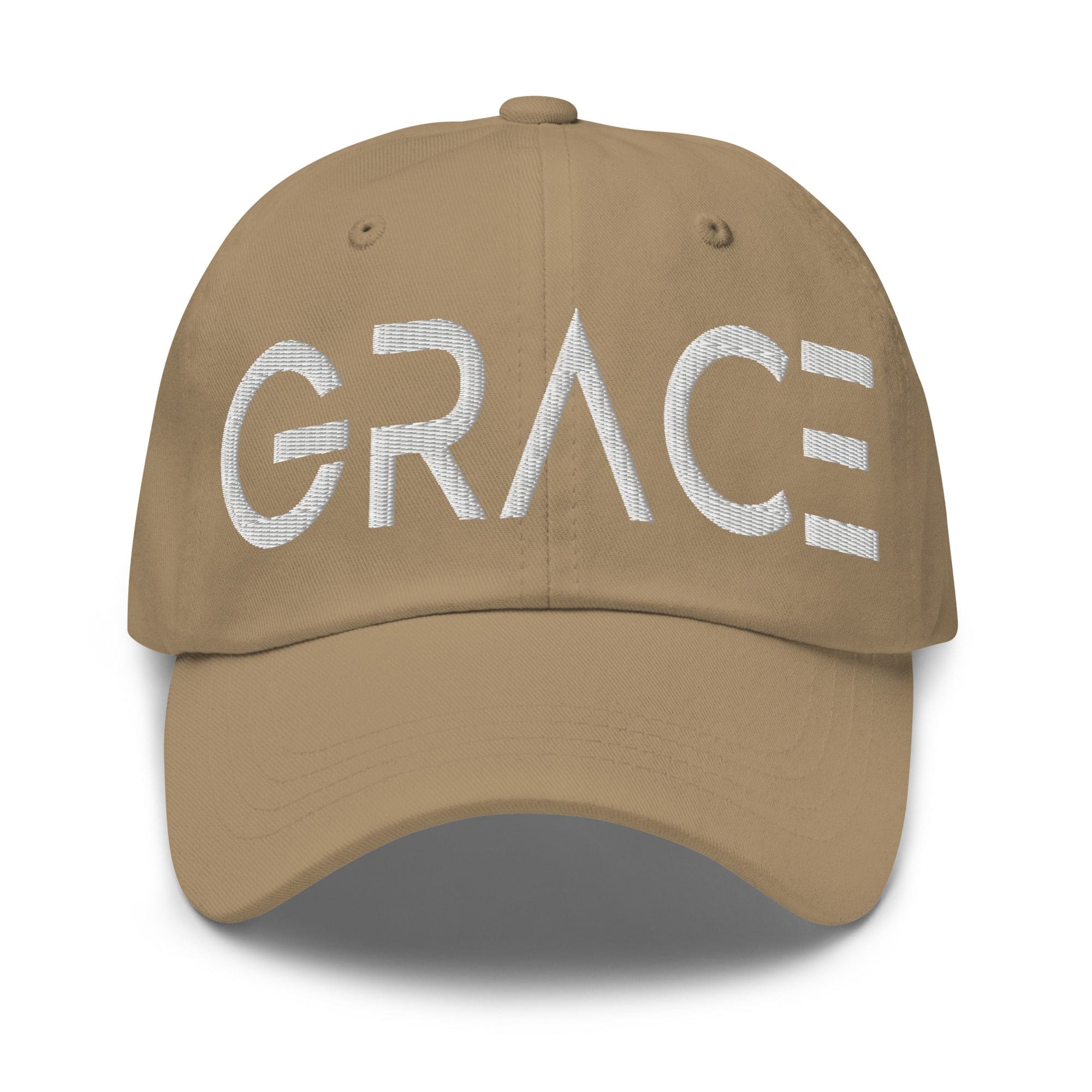 Embroidered Adjustable Baseball Cap - Grace - F/b